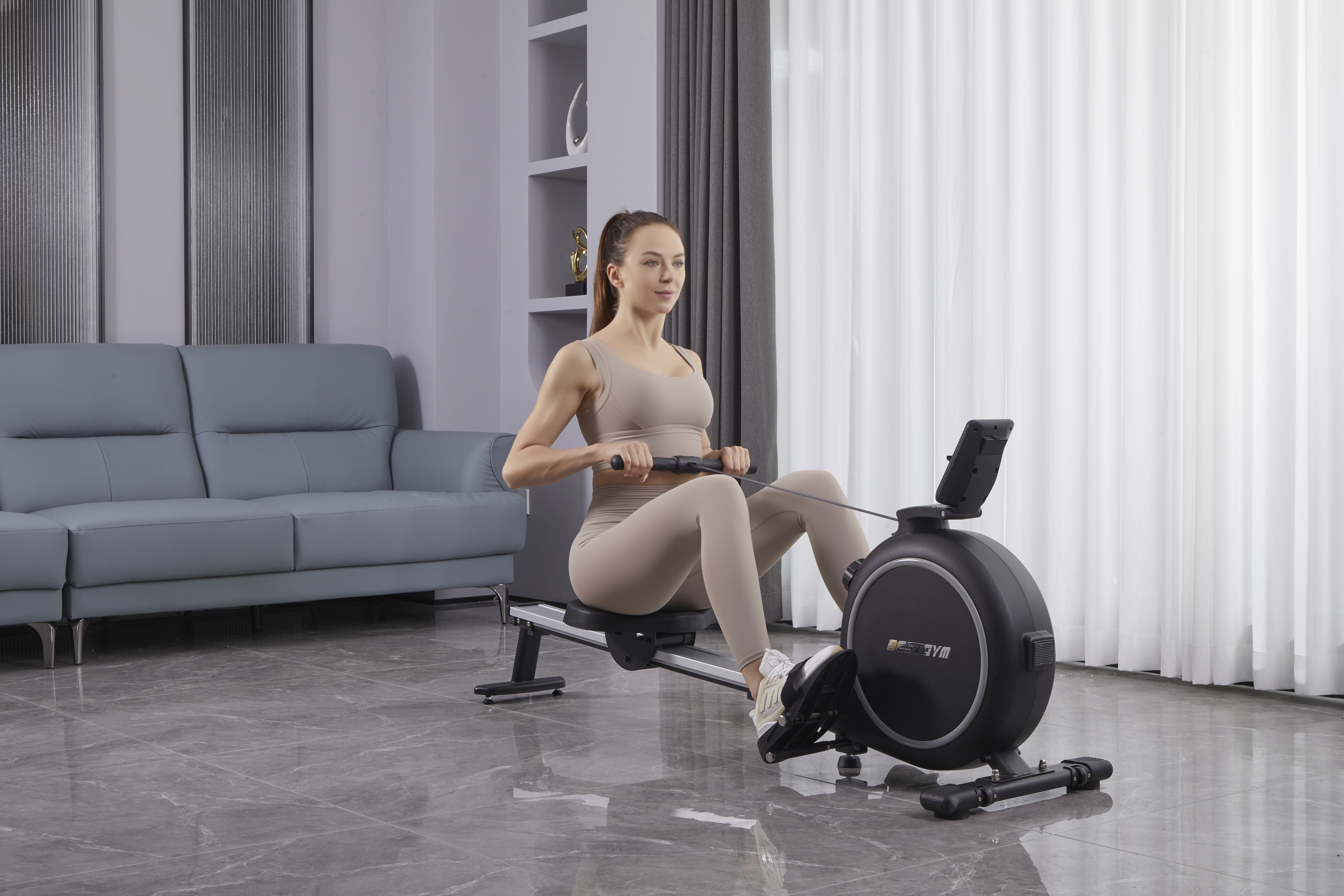 gym equipment rowing machine